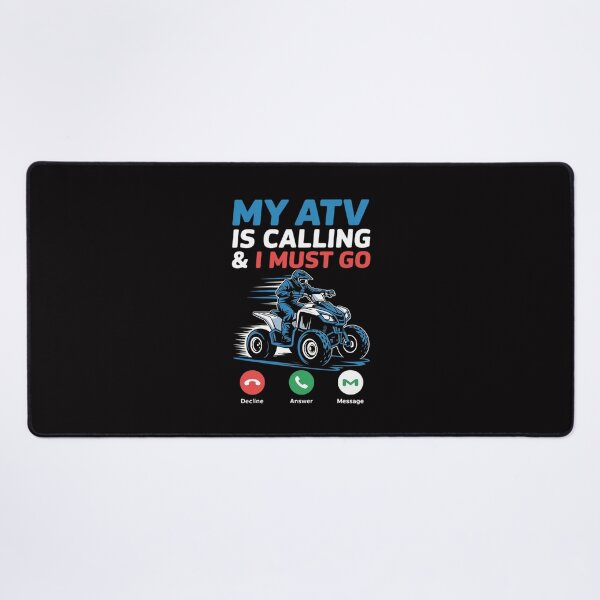 Item preview, My ATV is Calling And I Must Go 4 Wheeling Four Wheeler UTV designed and sold by demarioTTS.