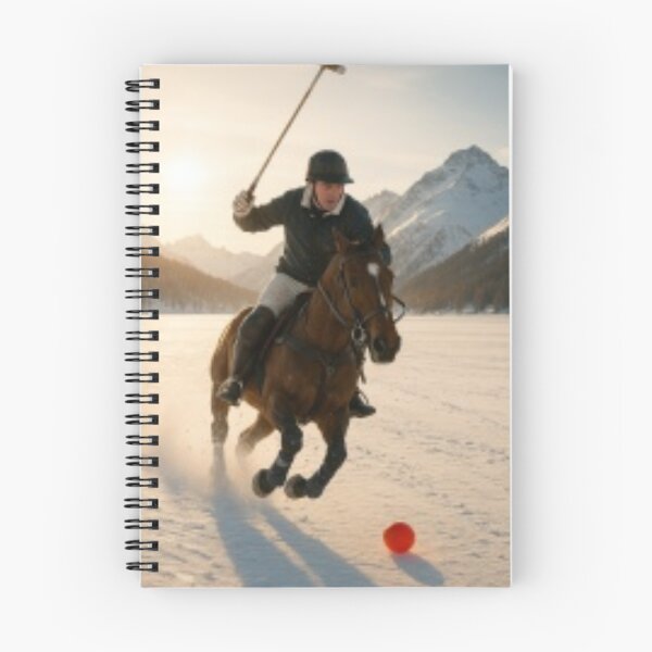 Item preview, Winter polo on horseback designed and sold by CzipipitoStudio.