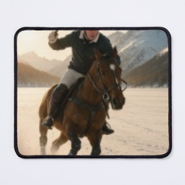 Item preview, Winter polo on horseback designed and sold by CzipipitoStudio.
