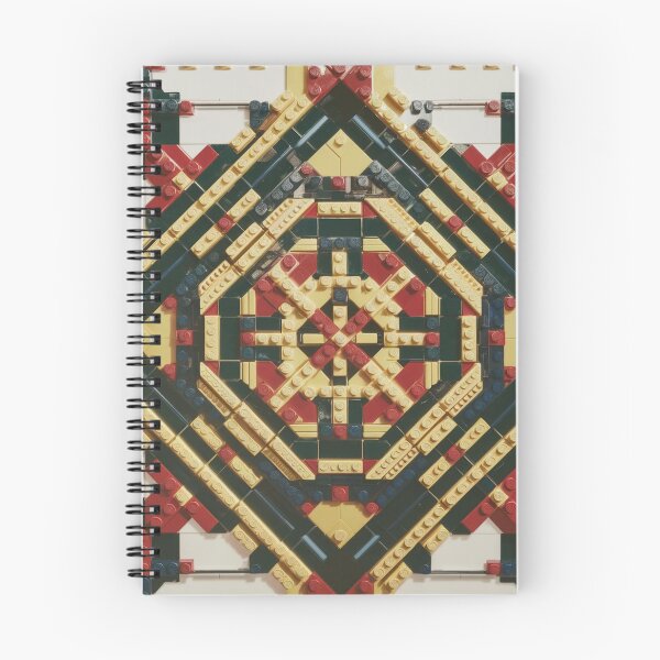 Item preview, LEGO Brick Mandala Red Gold Black designed and sold by Ed & Harmony.