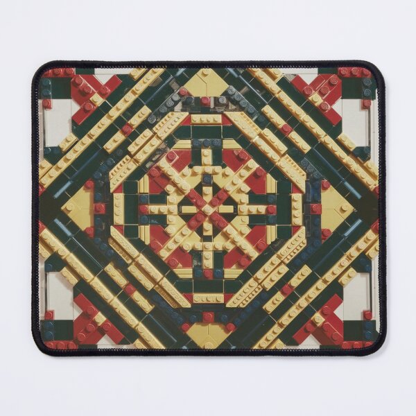 Item preview, LEGO Brick Mandala Red Gold Black designed and sold by Ed & Harmony.
