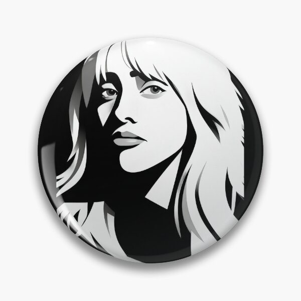 Item preview, Billie elish silhouette designed and sold by ManikRaja.