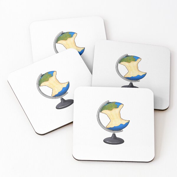 Item preview, Eaten Apple Globe designed and sold by wonderxwander.