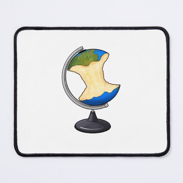 Item preview, Eaten Apple Globe designed and sold by wonderxwander.