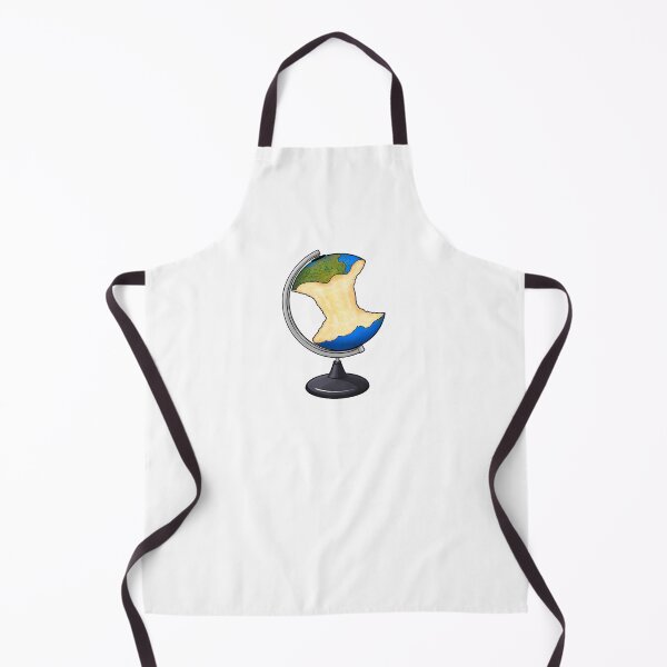 Item preview, Eaten Apple Globe designed and sold by wonderxwander.