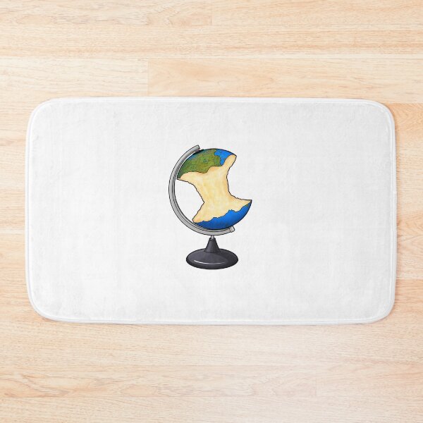 Item preview, Eaten Apple Globe designed and sold by wonderxwander.