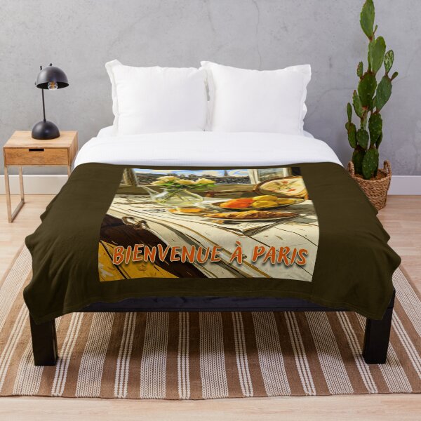 Item preview, Bienvenue à Paris – Breakfast on the Balcony with Eiffel Tower designed and sold by FrancophileFun.