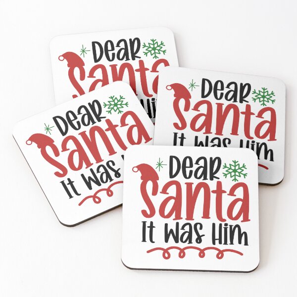 Item preview, Dear Santa It Was Him designed and sold by Holy Hands Studio.