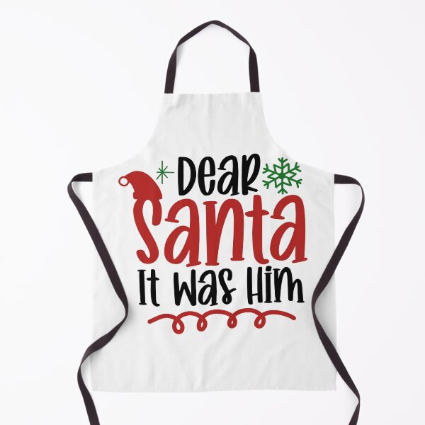 Item preview, Dear Santa It Was Him designed and sold by Holy Hands Studio.