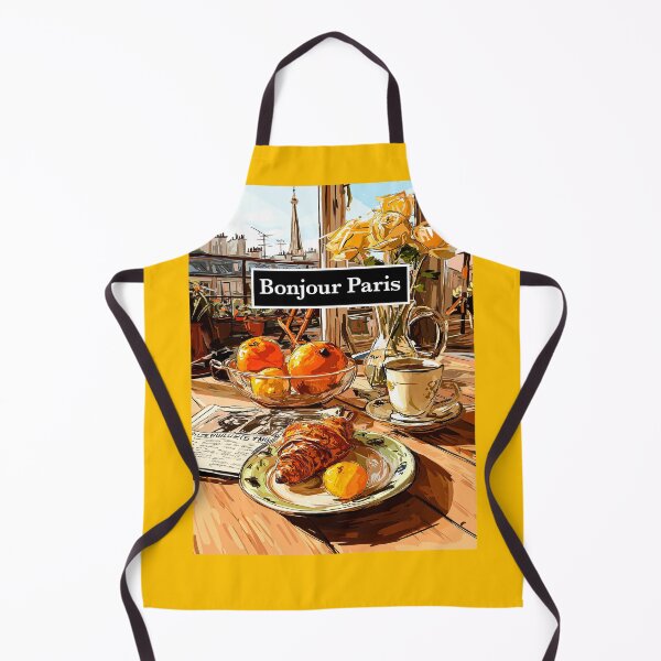 Item preview, Bonjour Paris – Croissant, Coffee & Rooftop Morning designed and sold by FrancophileFun.