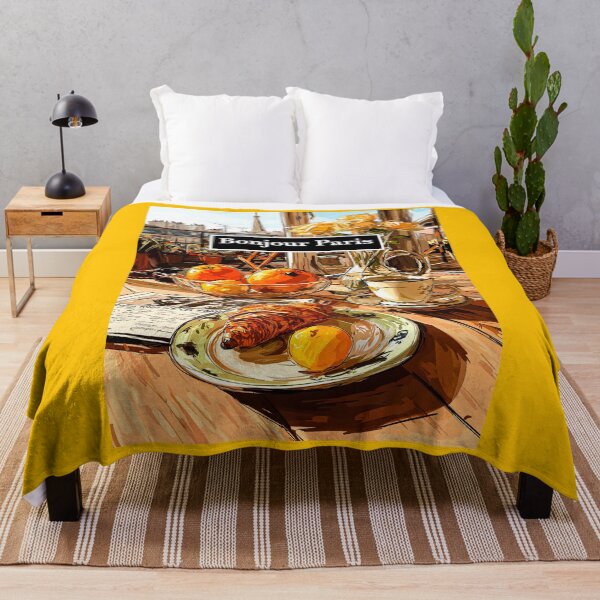 Item preview, Bonjour Paris – Croissant, Coffee & Rooftop Morning designed and sold by FrancophileFun.