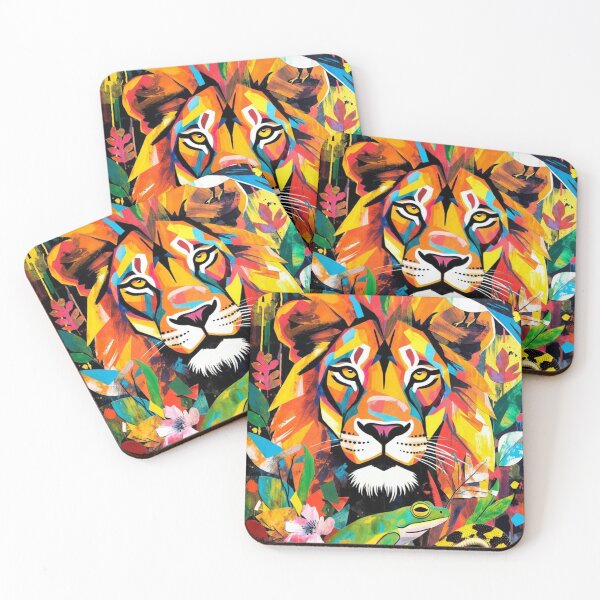 Item preview, Abstract lion designed and sold by JLeonardoArt.