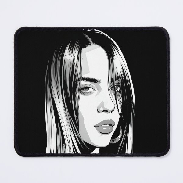 Item preview, Billie elish silhouette designed and sold by ManikRaja.