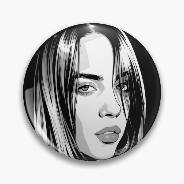 Item preview, Billie elish silhouette designed and sold by ManikRaja.