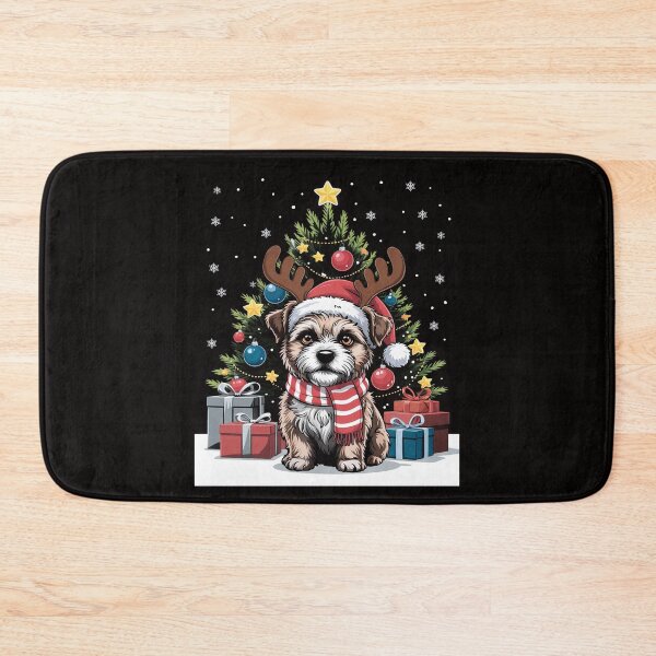 Item preview, Maltipoo Dog Christmas Tree Lights Santa Xmas designed and sold by portcrysral.