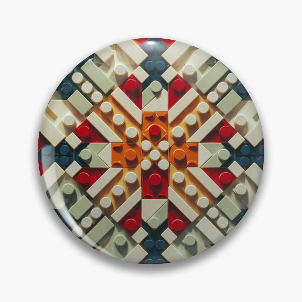 Item preview, Vintage Building Blocks Geometric Mandala Pattern designed and sold by Ed & Harmony.