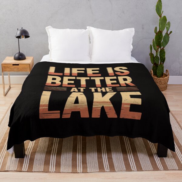 Item preview, Life Is Better At The Lake  Camping Fishing designed and sold by portcrysral.