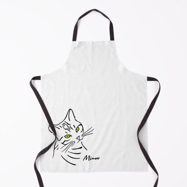 Item preview, Le Chat aux Yeux Verts –  The cat with green eyes - Minimal Line Art designed and sold by FrancophileFun.