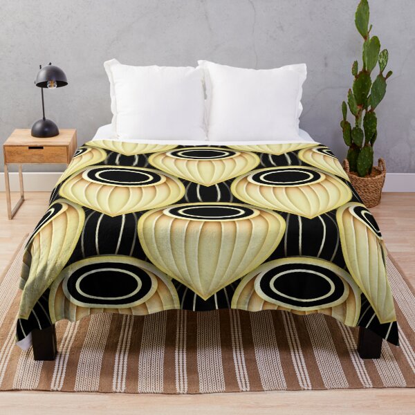 Item preview, Seamless Pattern with Gold and Black Ethnic Motifs designed and sold by lissantee.