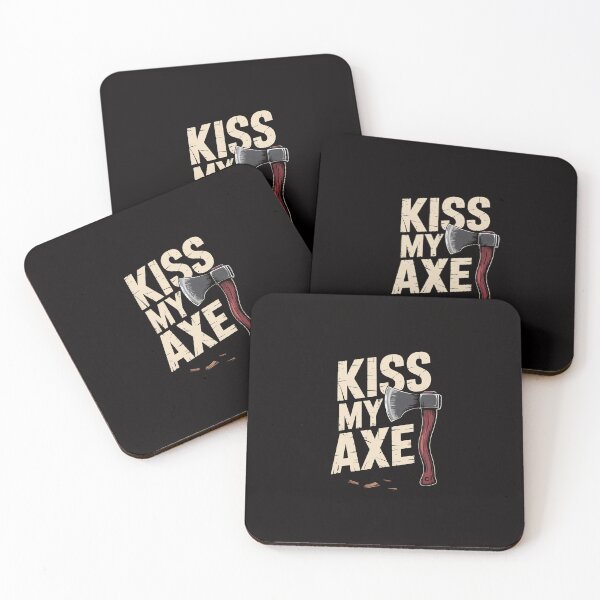 Item preview, Kiss My Axe Hatchet Throwing Gift for Thrower designed and sold by portcrysral.