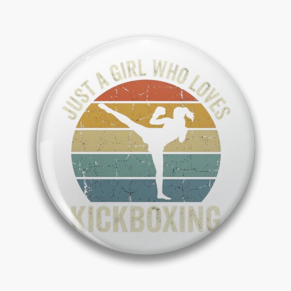 Item preview, Just A Girl Who Loves Kickboxing Retro Vintage designed and sold by chattsuede.