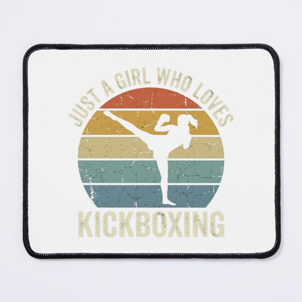 Item preview, Just A Girl Who Loves Kickboxing Retro Vintage designed and sold by chattsuede.