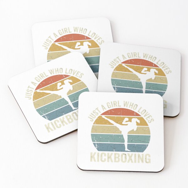 Item preview, Just A Girl Who Loves Kickboxing Retro Vintage designed and sold by chattsuede.