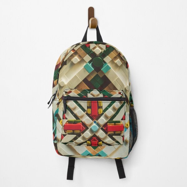 Item preview, Abstract Kaleidoscope LEGO Geometric Design designed and sold by Mindful Wall Art Studio.