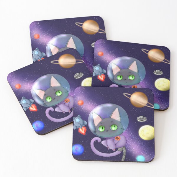 Item preview, Kawaii Astro Cat Space Explorer designed and sold by Aqouiatiqe.