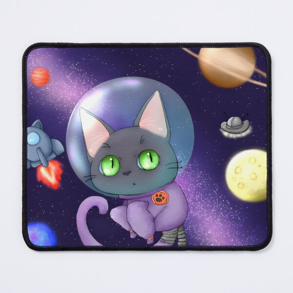 Item preview, Kawaii Astro Cat Space Explorer designed and sold by Aqouiatiqe.