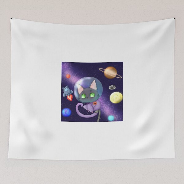 Item preview, Kawaii Astro Cat Space Explorer designed and sold by Aqouiatiqe.