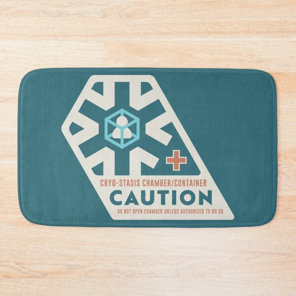Item preview, Cryo-Stasis Chamber Warning Label designed and sold by adorabowldesign.