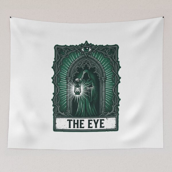 Item preview, The Eye Occult Tarot Vintage Gothic Art for Mystical Lover designed and sold by chattsuede.