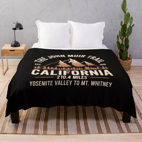 Item preview, John Muir Trail California Backpacking Trail Hiking designed and sold by ForestMmost.