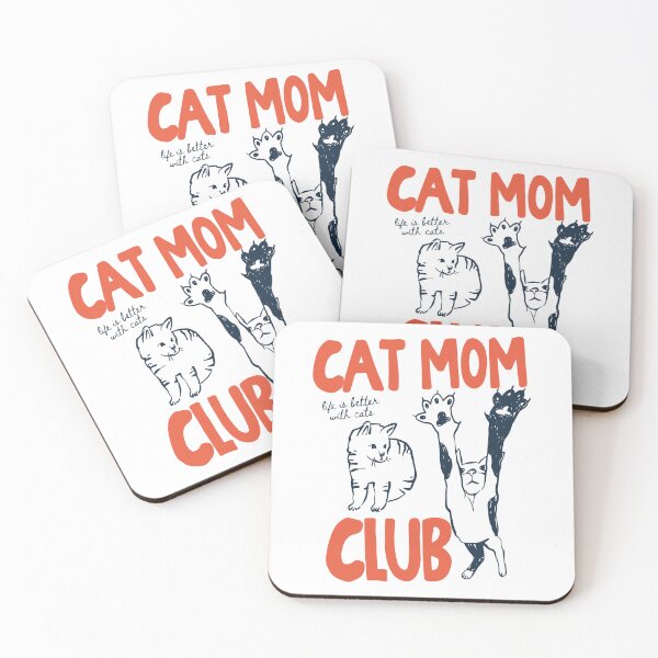 Item preview, Cat Mom Club Life is Better with Cats Mother's Day  designed and sold by vynliazarthar.