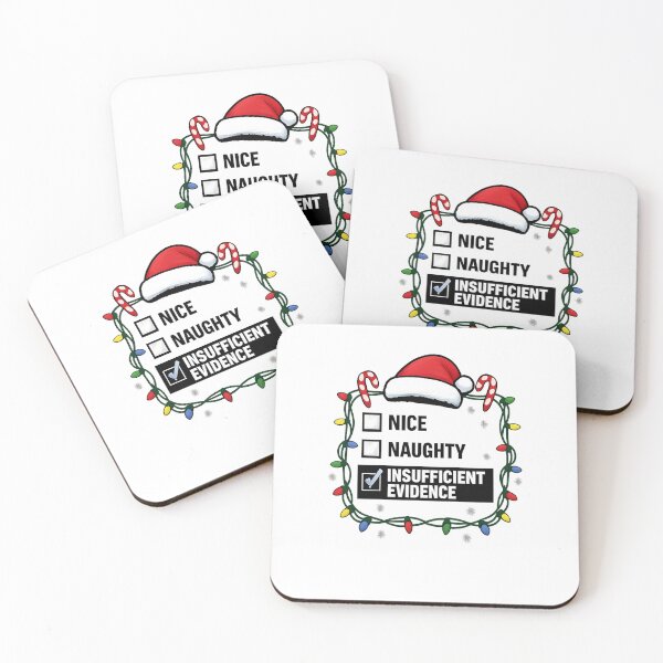 Item preview, Insufficient Evidence Christmas Checklist  | Funny Holiday  Design designed and sold by DailyDrivesct.