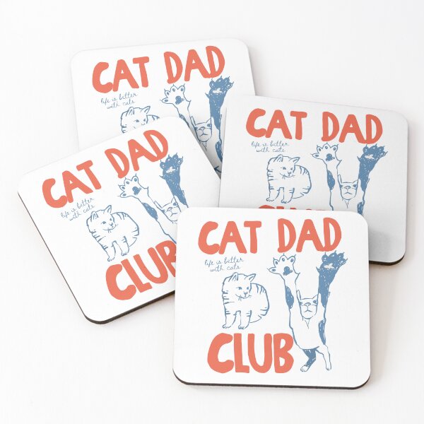 Item preview, Cat Dad Club Life is Better with Cats Father's Day Cat Dad designed and sold by vynliazarthar.