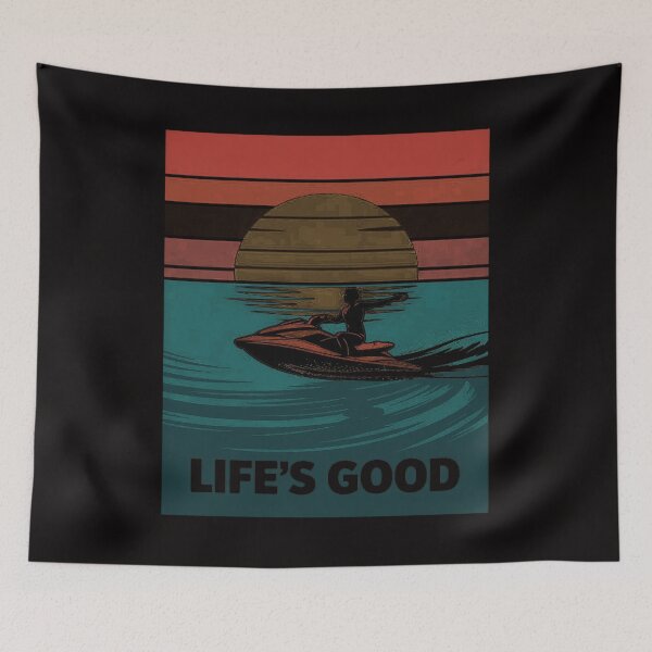 Item preview, Jet Ski, Life's Good, Life Quotes for family designed and sold by ForestMmost.