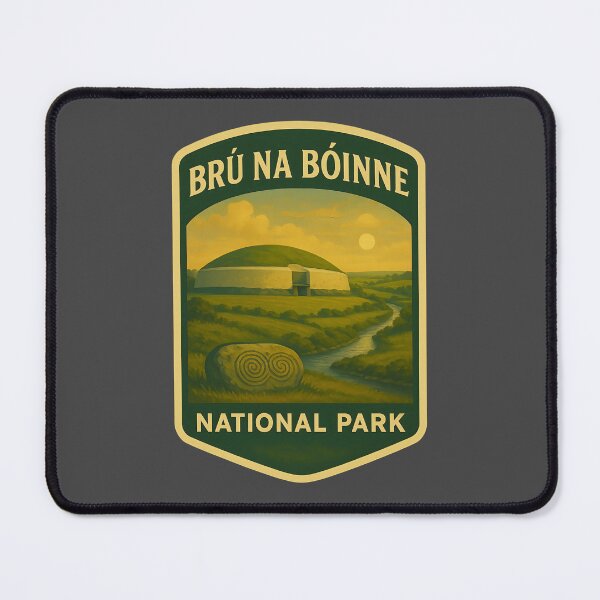 Item preview, Vintage Ireland Landscape Art Print: Boyne Valley designed and sold by PinUpPizzazz.