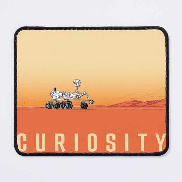Item preview, Minimalist Curiosity Mars Rover Space Exploration Poster designed and sold by KiwiRider.