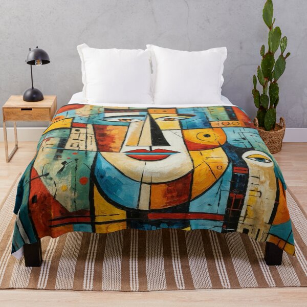 Item preview, Abstract Cubist Face designed and sold by Nox Studios.