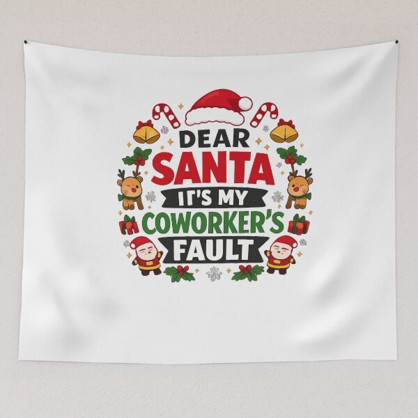Item preview, Dear Santa It’s My Coworker’s Fault Shirt | Funny Christmas Work Shirt | Office Holiday Humor Tee | Festive Coworker Gift designed and sold by DailyDrivesct.