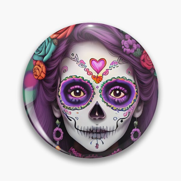 Item preview, Sugar Skull designed and sold by MultiTrinkets.