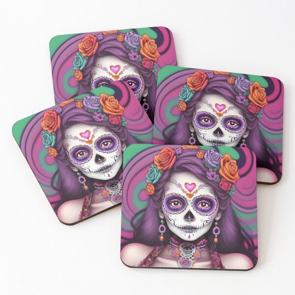 Item preview, Sugar Skull designed and sold by MultiTrinkets.