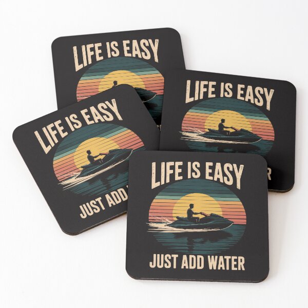Item preview, Jet Ski Life is Easy Just Add Water Cool Jetski designed and sold by ForestMmost.