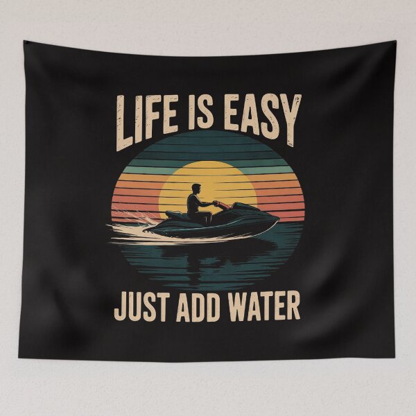 Item preview, Jet Ski Life is Easy Just Add Water Cool Jetski designed and sold by ForestMmost.