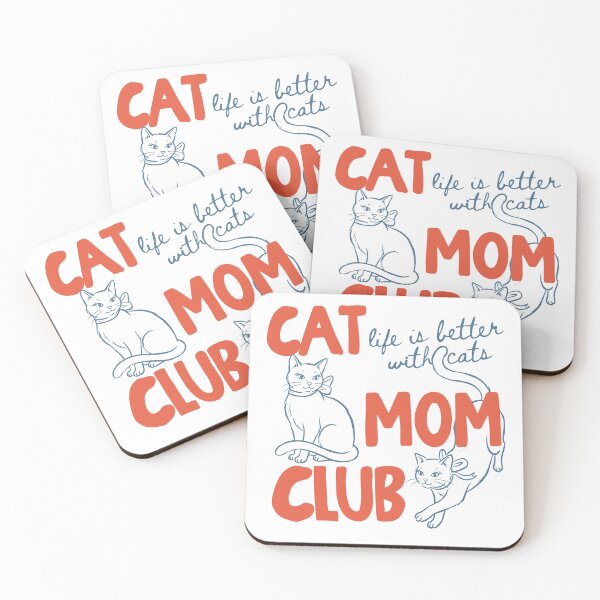 Item preview, Cat Mom Club Life is Better with Cats Mother's Day  designed and sold by vynliazarthar.