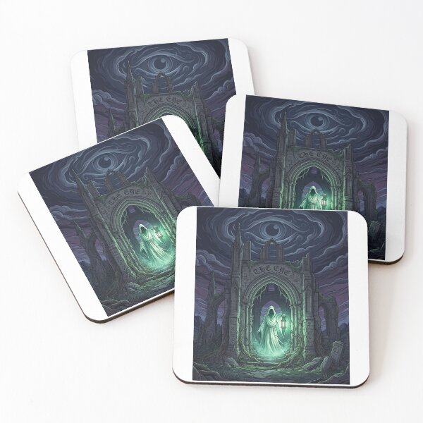 Item preview, The Eye Gothic Ghost Dark Fantasy Horror Illustration designed and sold by chattsuede.