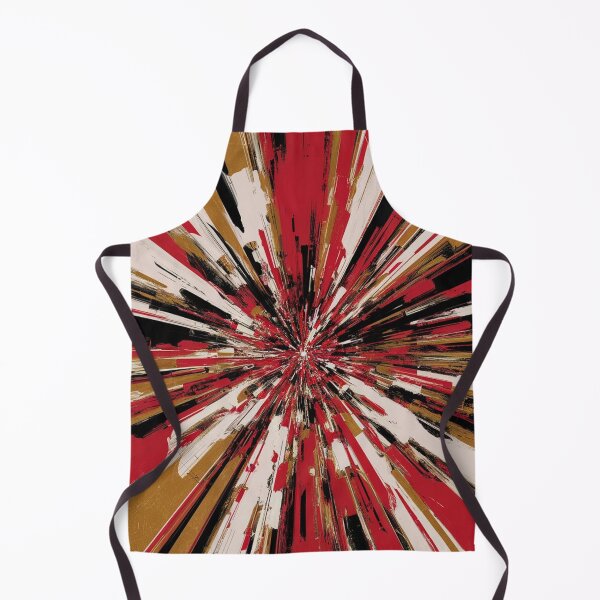 Item preview, Red Gold Abstract Speed Burst Explosion designed and sold by Ed & Harmony.