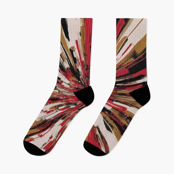 Item preview, Red Gold Abstract Speed Burst Explosion designed and sold by Ed & Harmony.